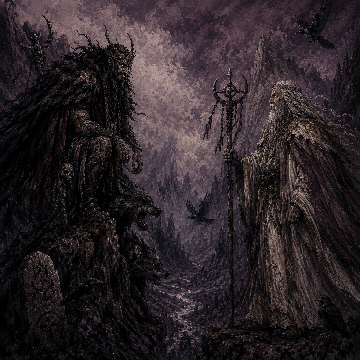erlik han ulgen battle turkish mythology
