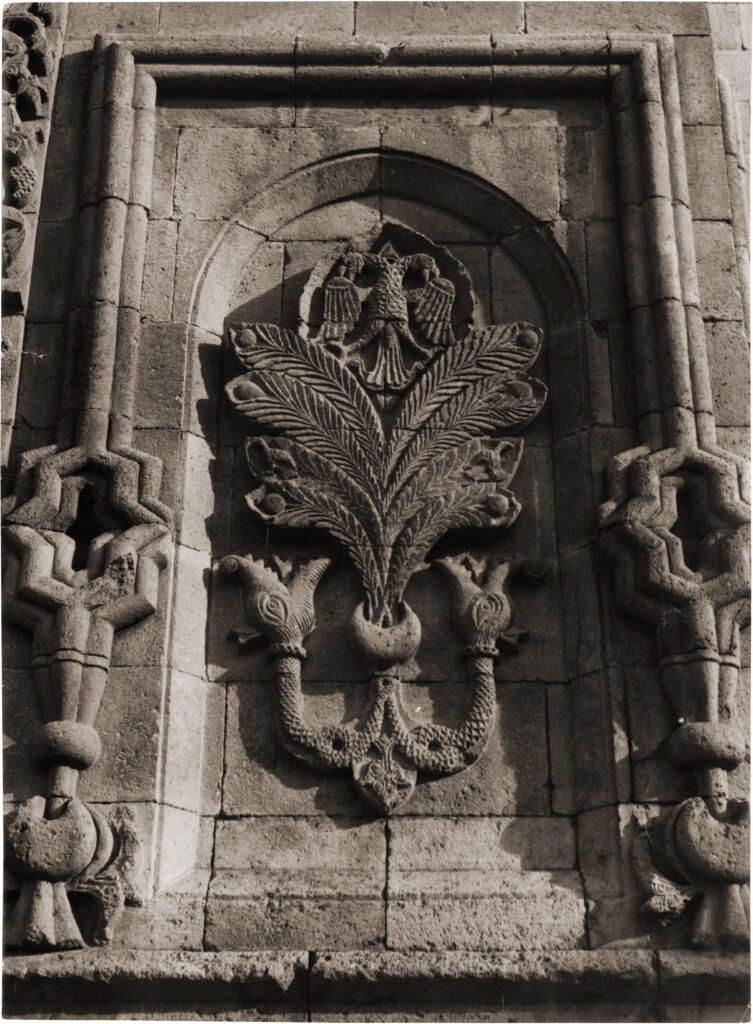 erzurum cifte minareli medrese cift basli kartal