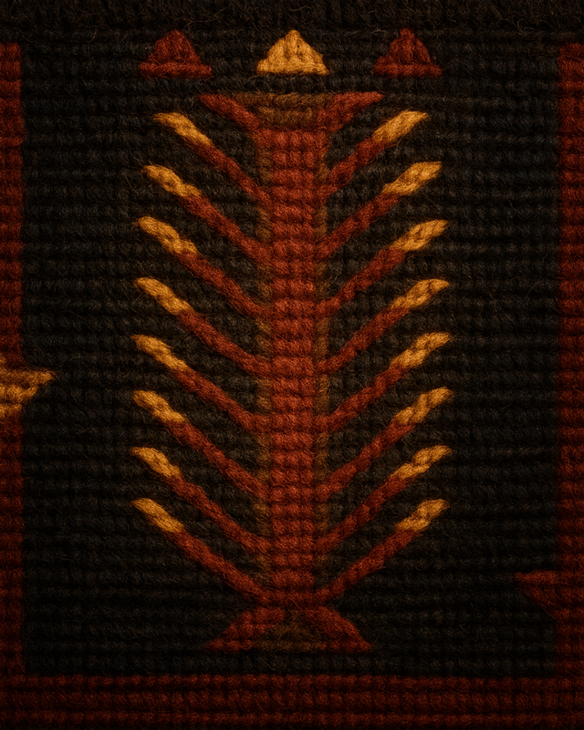 hayat agaci kilim motifi
