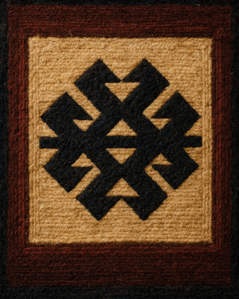kilim akrep motifi