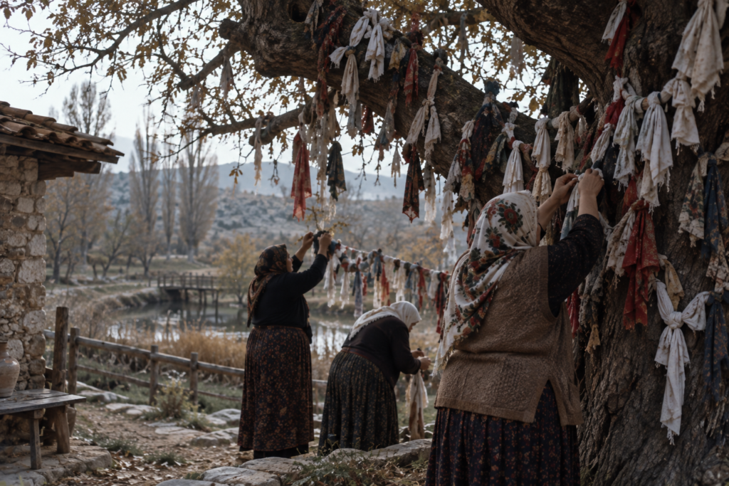 agaclara bez baglama