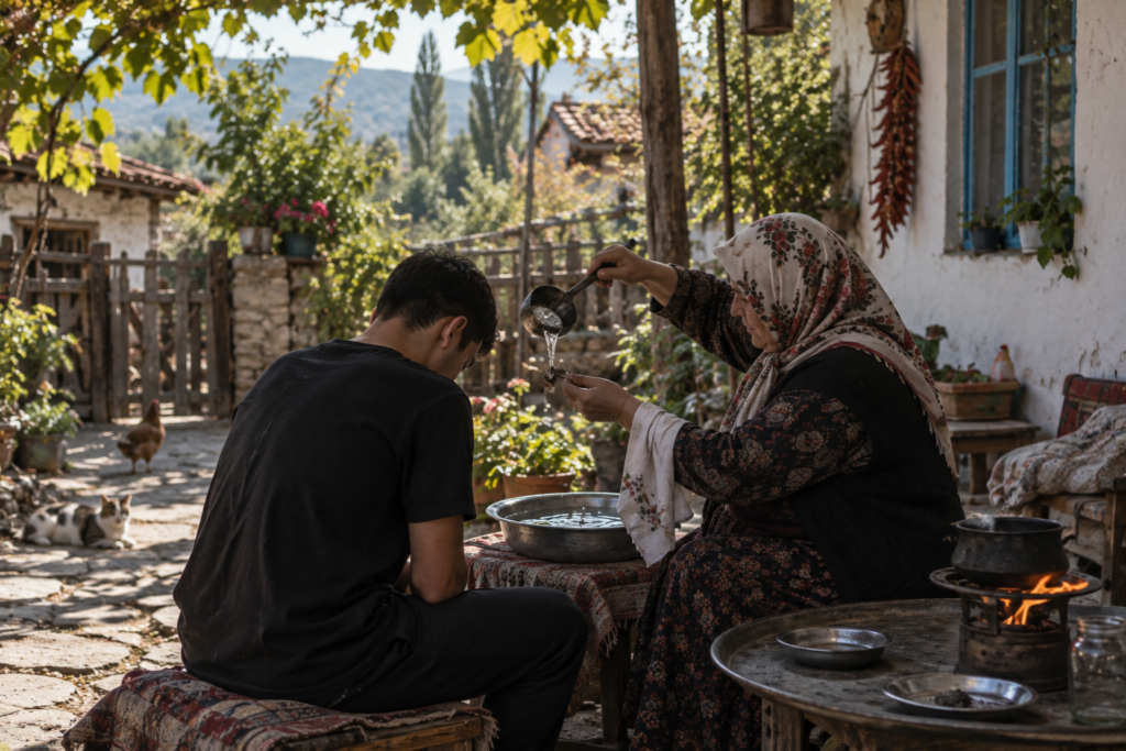 kursun dokme samanizm