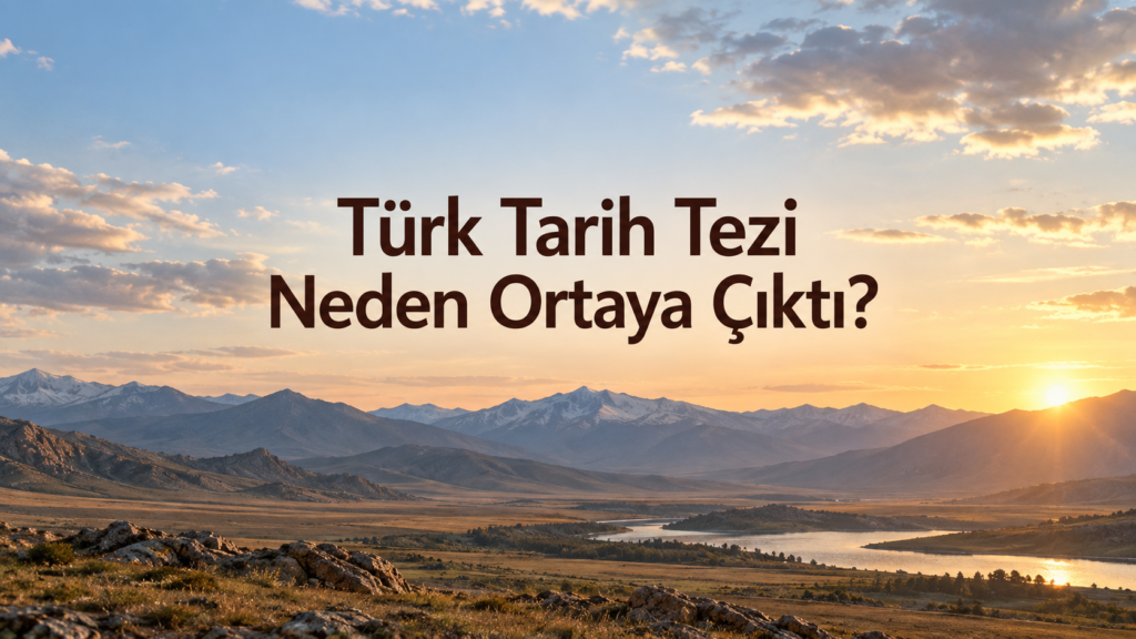 turk tarih tezi neden ortaya cikti