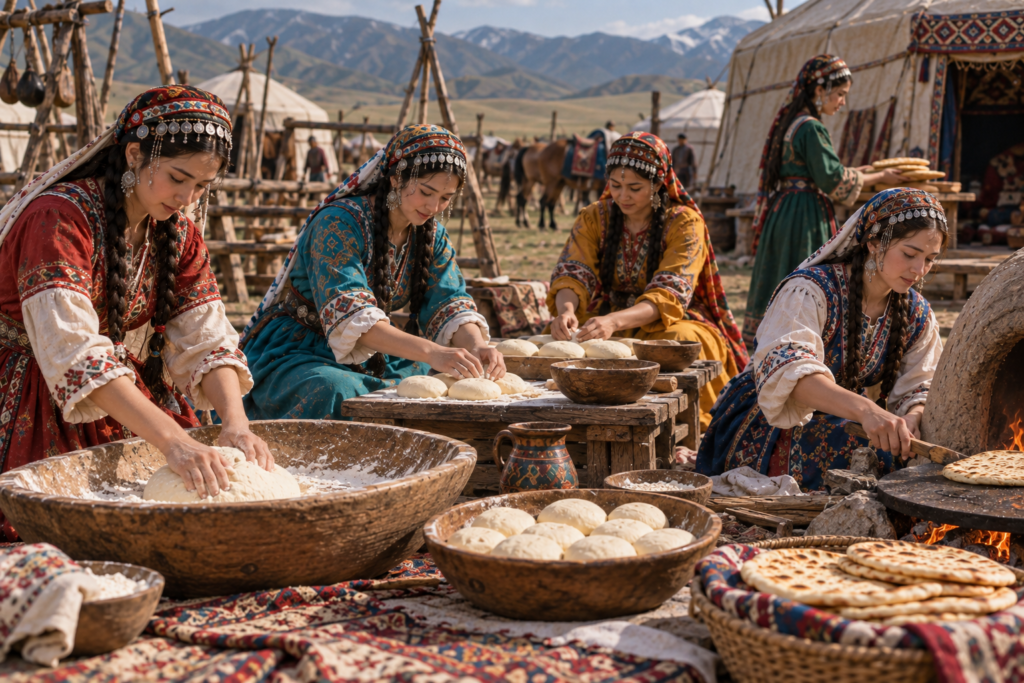 eski türkçe ekmek adları