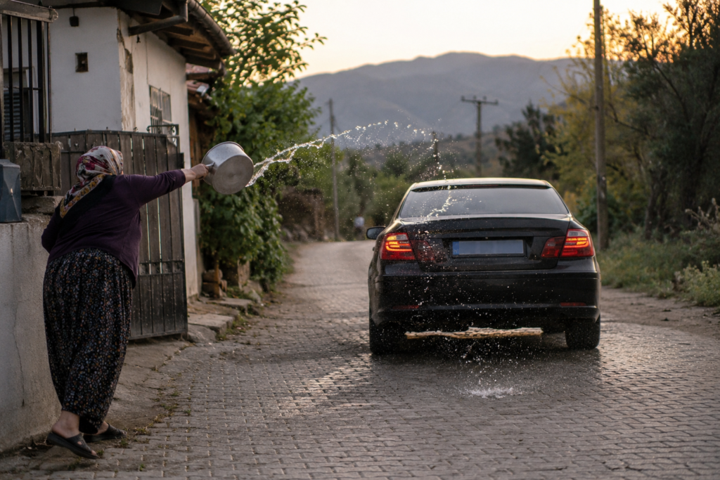 gidenin arkasindan neden su dokeriz